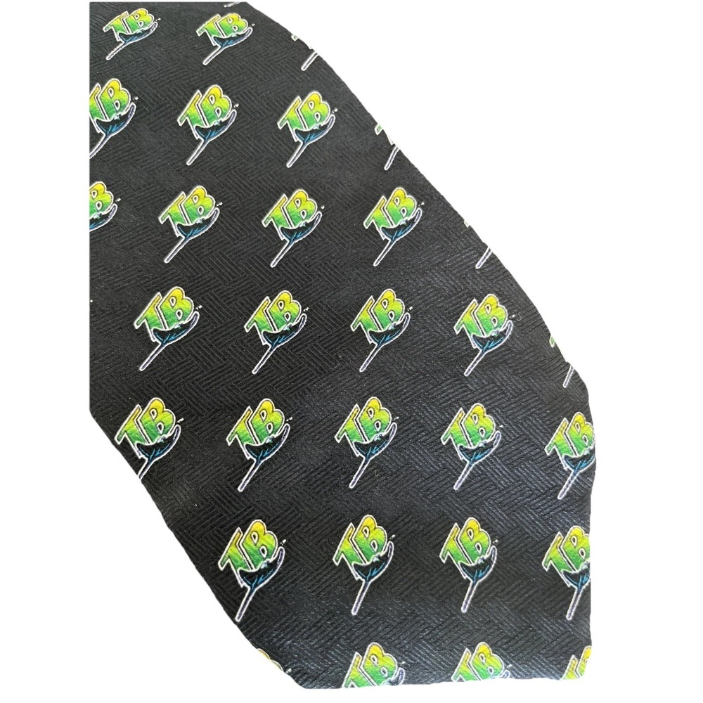 MLB TAMPA BAY DEVIL RAYS Repeat RM Sport Mens TIE Blue 55" X 3.75" Made USA